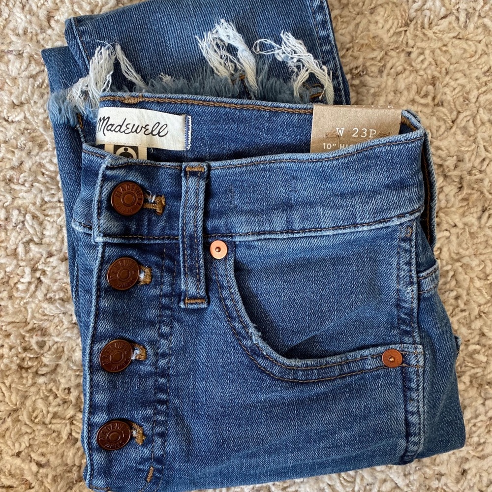 Madewell 10” High Rise Skinny Petite Jeans